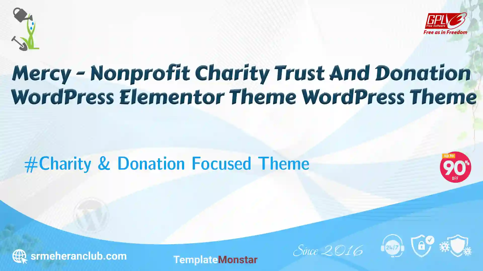 Mercy – Nonprofit Charity Trust And Donation WordPress Elementor Theme WordPress Theme