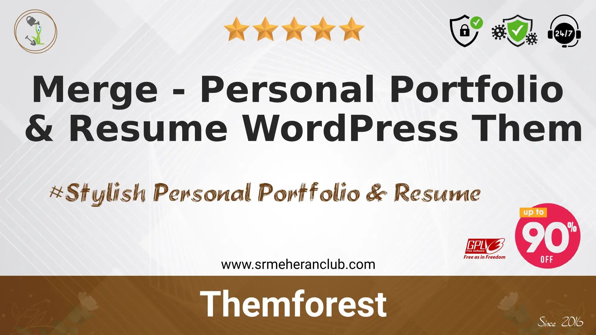 Merge – Personal Portfolio & Resume WordPress Them — Theme by Themeforest