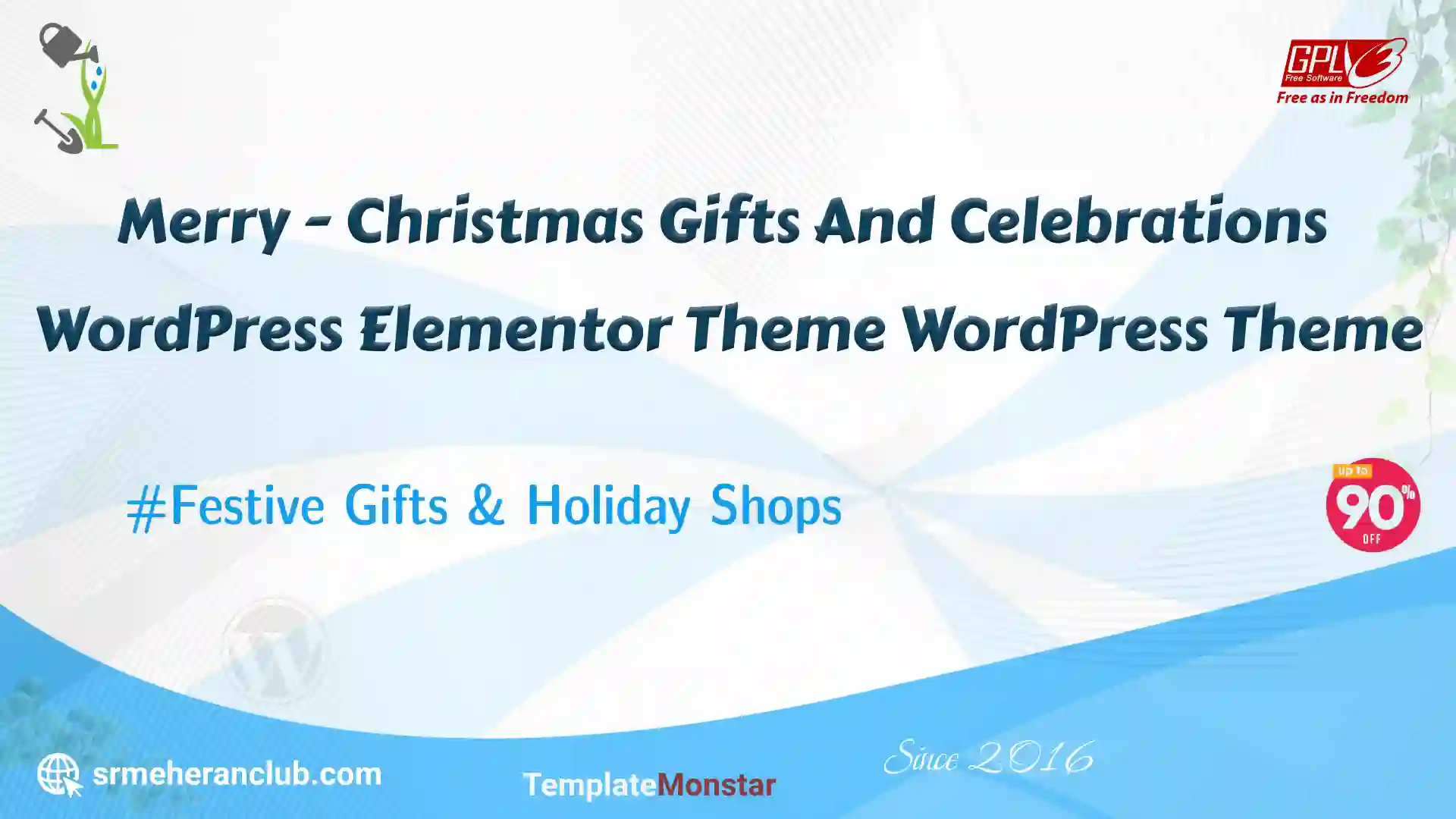 Merry – Christmas Gifts And Celebrations WordPress Elementor Theme WordPress Theme — Theme by Templatemonster