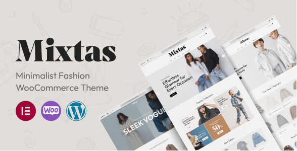 Mixtas - Minimalist Fashion WooCommerce Theme 1.1.4