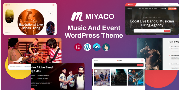 Miyaco - Music And Event WordPress Theme