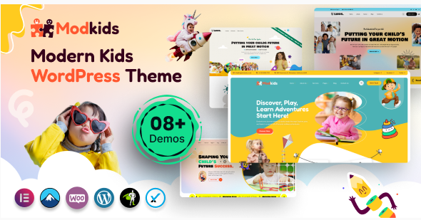 Modkids - Modern Kids WordPress Theme