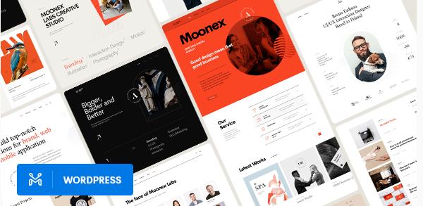 Moonex - Agency & Portfolio WordPress Theme