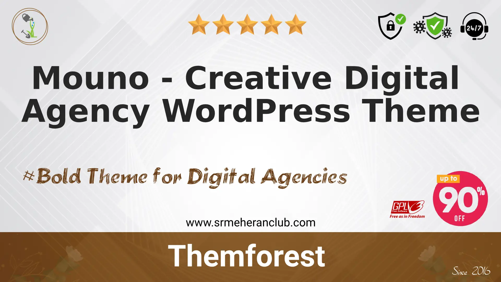 Mouno – Creative Digital Agency WordPress Theme — Theme by Themeforest