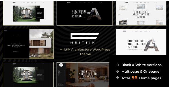 Mrittik - Architecture Interior Design Theme