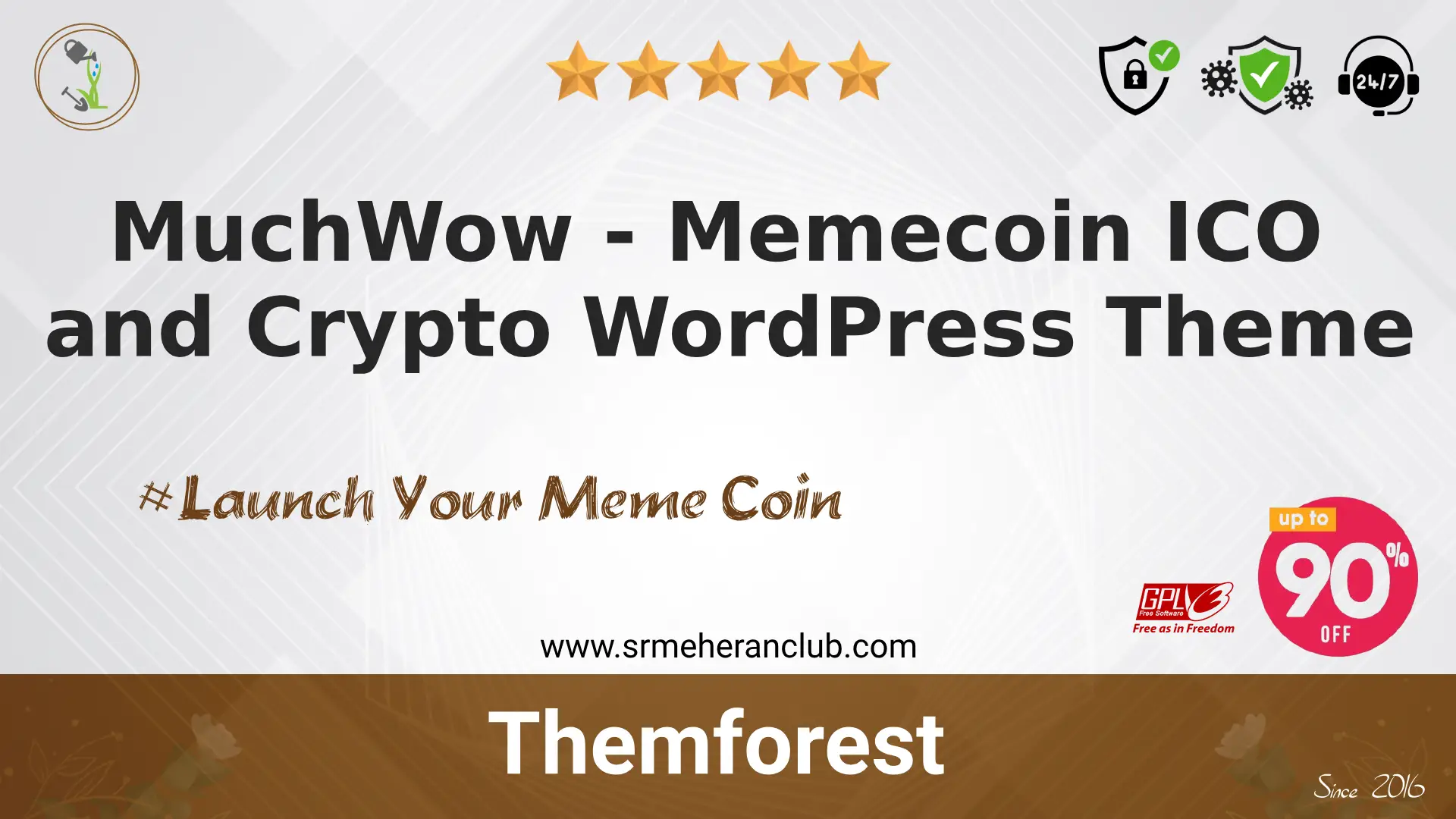 MuchWow – Memecoin ICO and Crypto WordPress Theme
