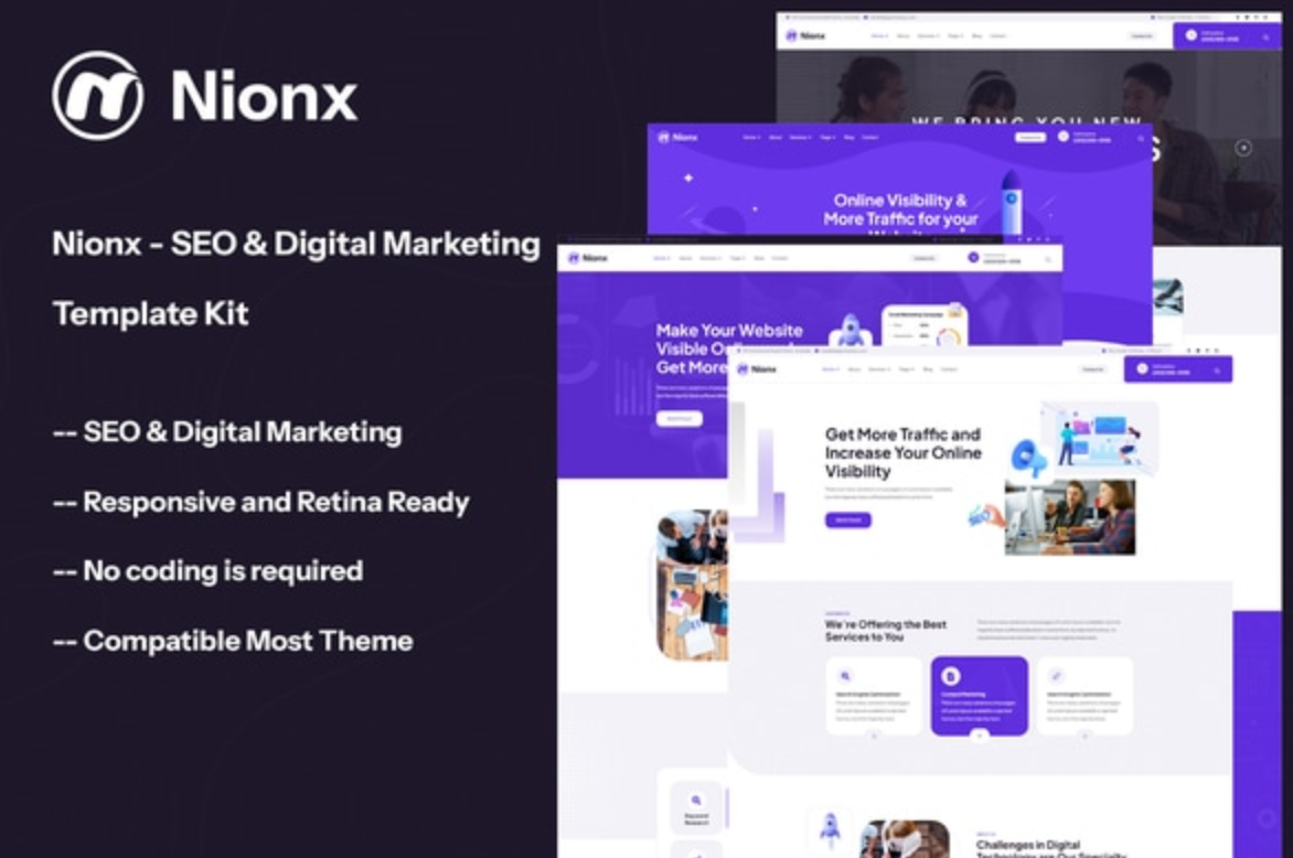 Nionx - SEO & Digital Marketing Template Kit