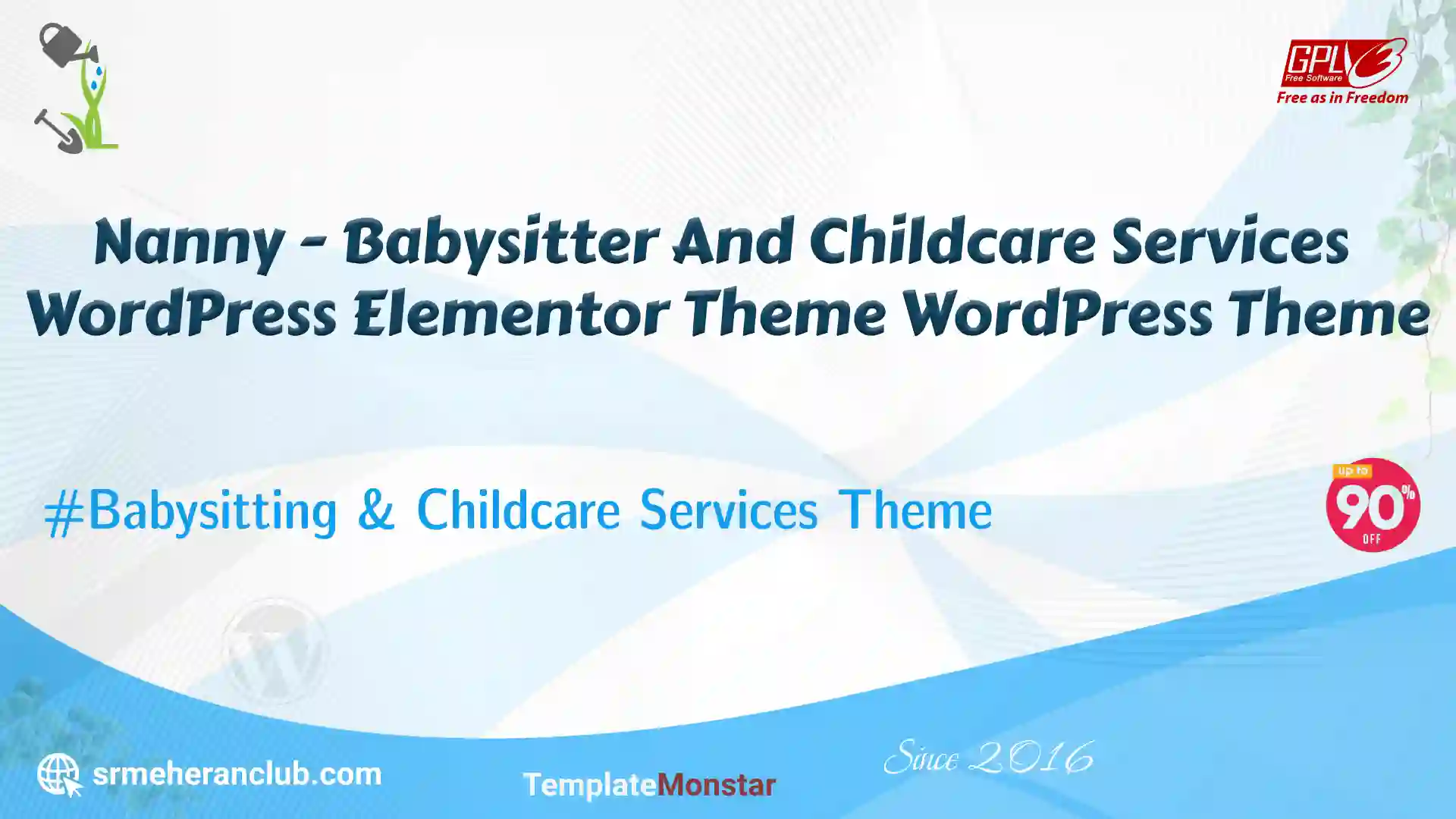 Nanny – Babysitter And Childcare Services WordPress Elementor Theme WordPress Theme — Theme by Templatemonster