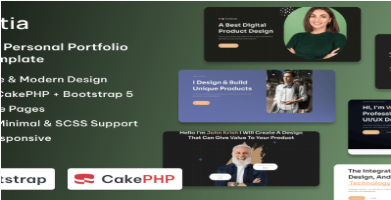 Natia - Personal Portfolio CakePHP Template 1.0