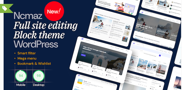 Ncmaz - News Magazine FSE WordPress Block Theme