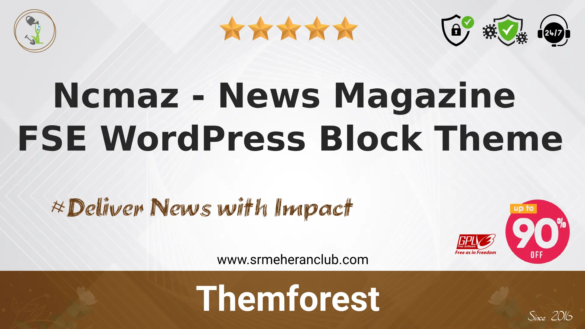 Ncmaz – News Magazine FSE WordPress Block Theme — Theme by Themeforest