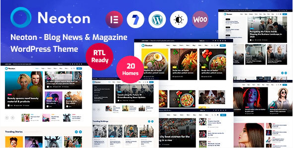 Neoton - News Magazine WordPress Theme