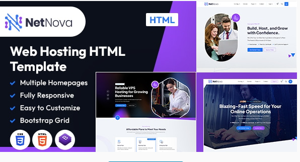 NetNova | Web Hosting HTML Template