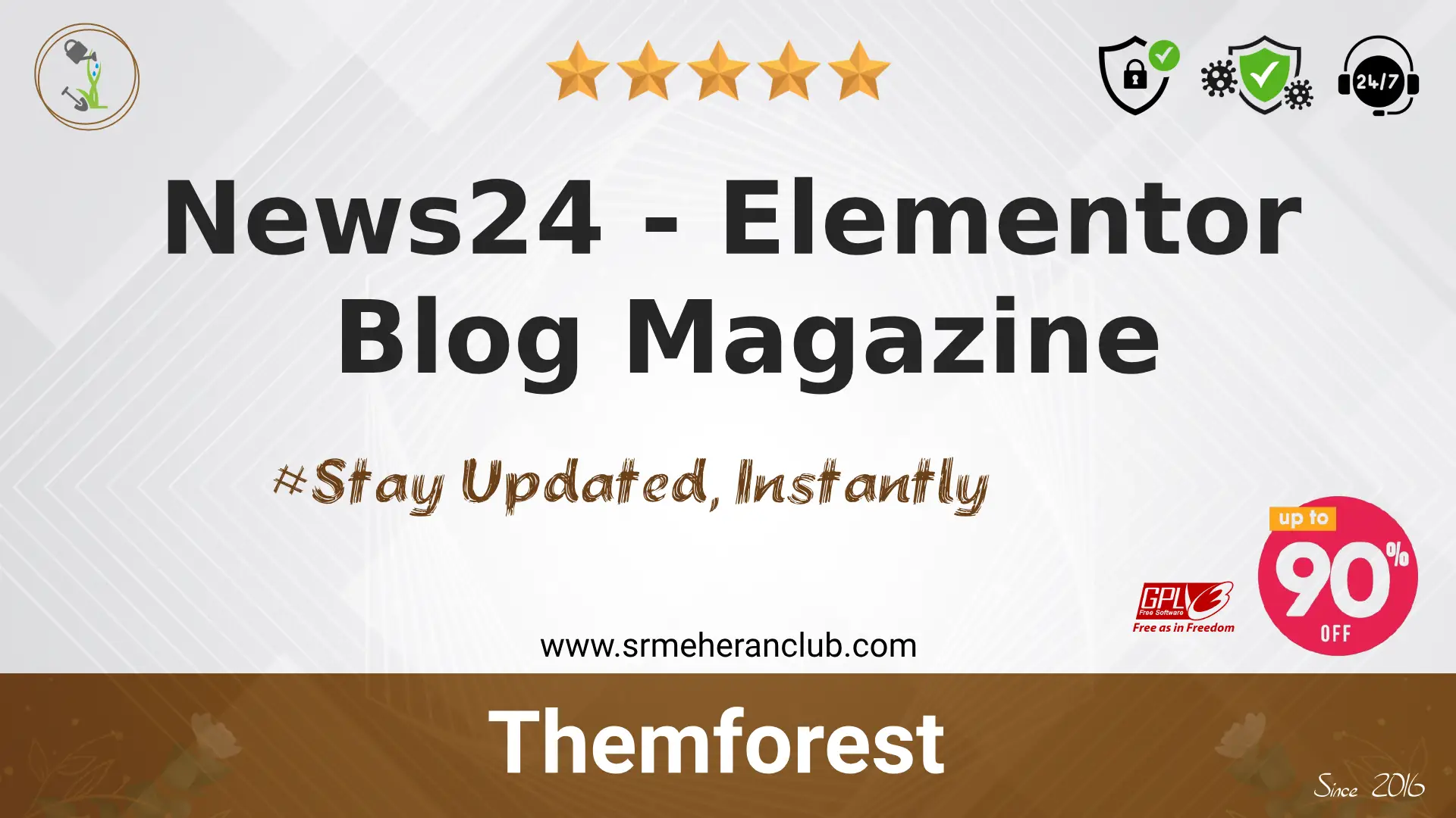 News24 – Elementor Blog Magazine — Theme by Themeforest