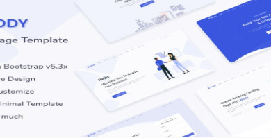 Nody – Bootstrap 5 Multipurpose Landing Page