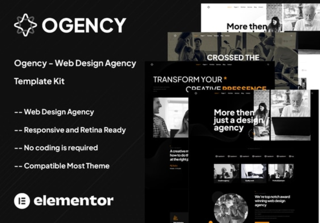 Ogency - Web Design Agency Template Kit