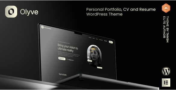 Olyve - Personal Portfolio WordPress Theme