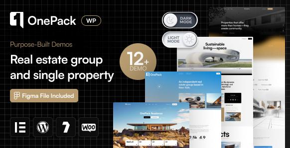 OnePack - Real Estate & Property Construction WP
