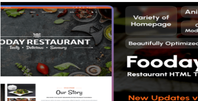 Online Food Ordering & Restaurant HTML Template