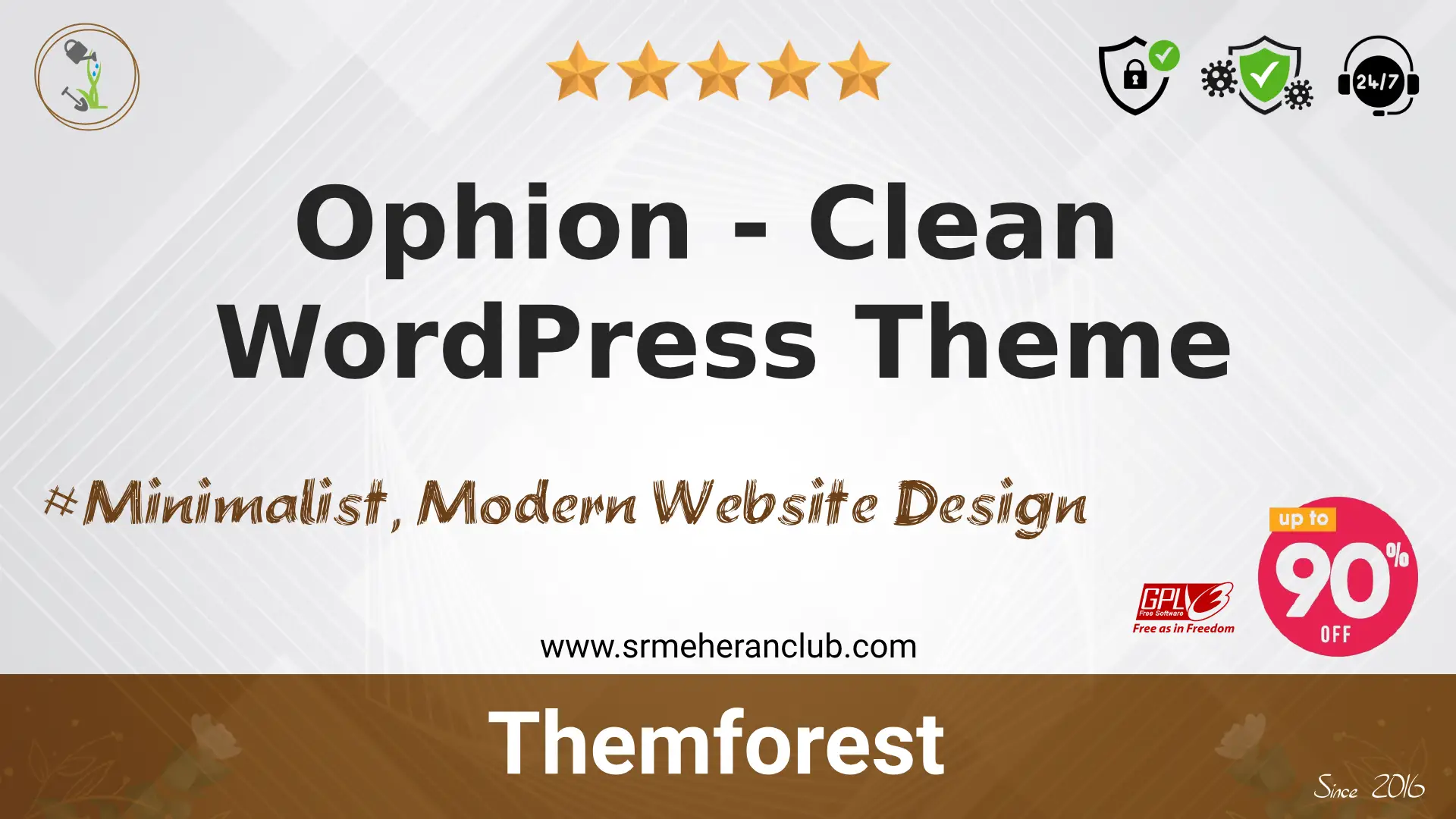 Ophion – Clean WordPress Theme — Theme by Themeforest