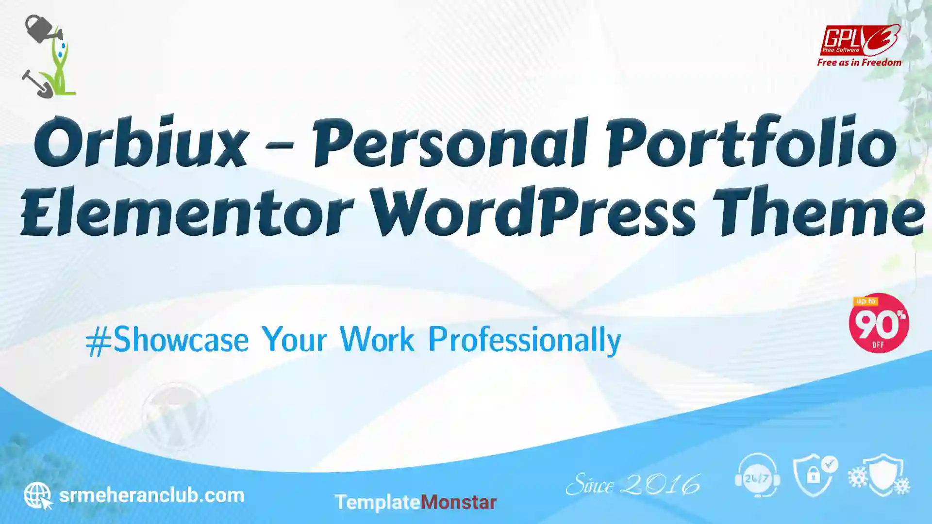 Orbiux – Personal Portfolio Elementor WordPress Theme — Theme by Templatemonster