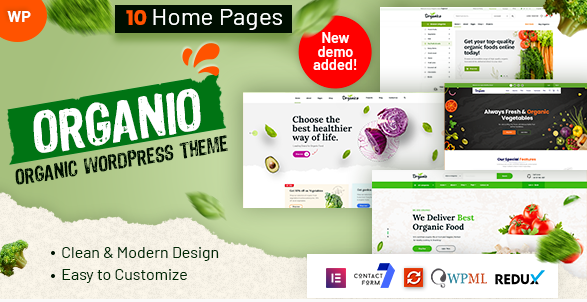 Organio - Organic Food Store WordPress 1.6.0