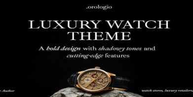 Orologio – Luxury Watch Store WordPress Theme