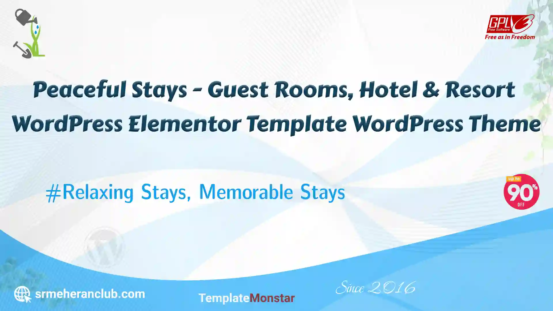 Peaceful Stays – Guest Rooms, Hotel & Resort WordPress Elementor Template WordPress Theme — Theme by Templatemonster