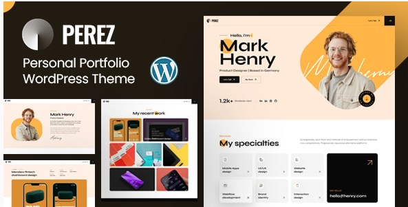 Perez - Portfolio WordPress Theme