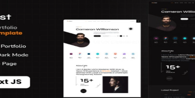 Pertest – Personal Portfolio Next JS Template