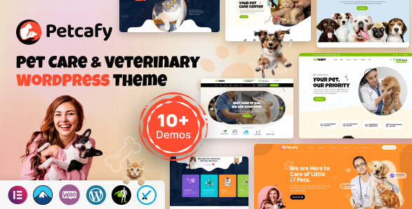 Petcafy - Pet Care & Veterinary WordPress Theme