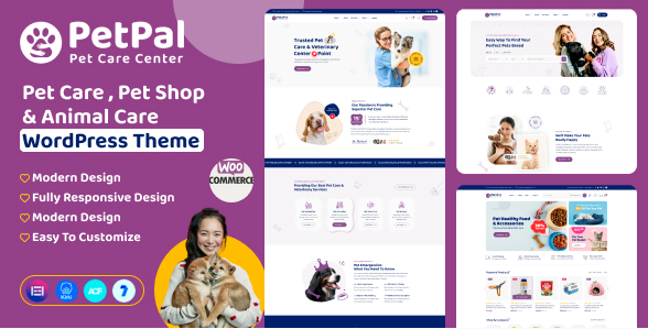 Petpal - Pet Care & Pet Shop WordPress Theme