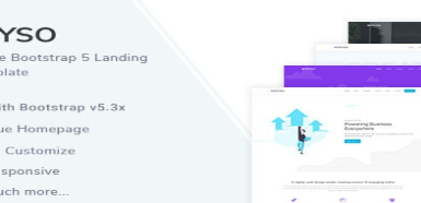 Peyso – React Bootstrap 5 Landing Template