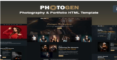 Photogen - Photography & Portfolio HTML Template