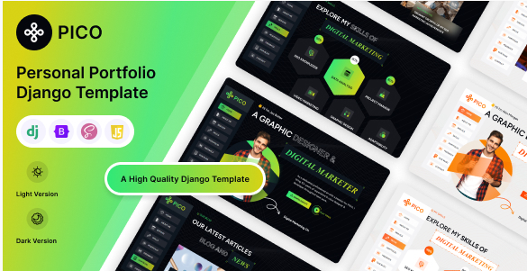 Pico - Django Personal Portfolio Template