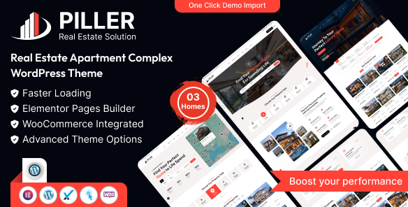 Piller – Real Estate WordPress Theme