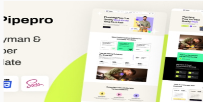 Pipepro - Handyman & Plumber PHP Template