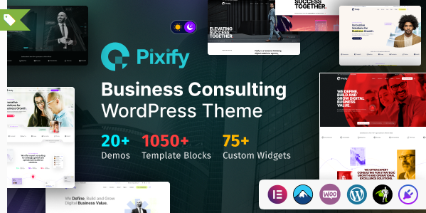 Pixify - Business Consulting WordPress Theme
