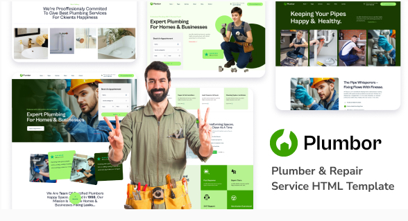 Plumbor - Plumber Service HTML5 Template