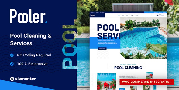 Pooler - Swimming Pool Cleaning Services WordPres
