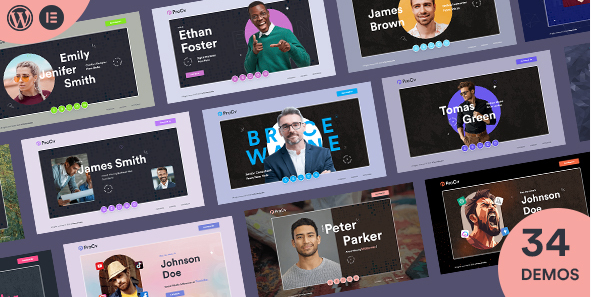 ProCv - CV Resume & Personal Portfolio WordPress