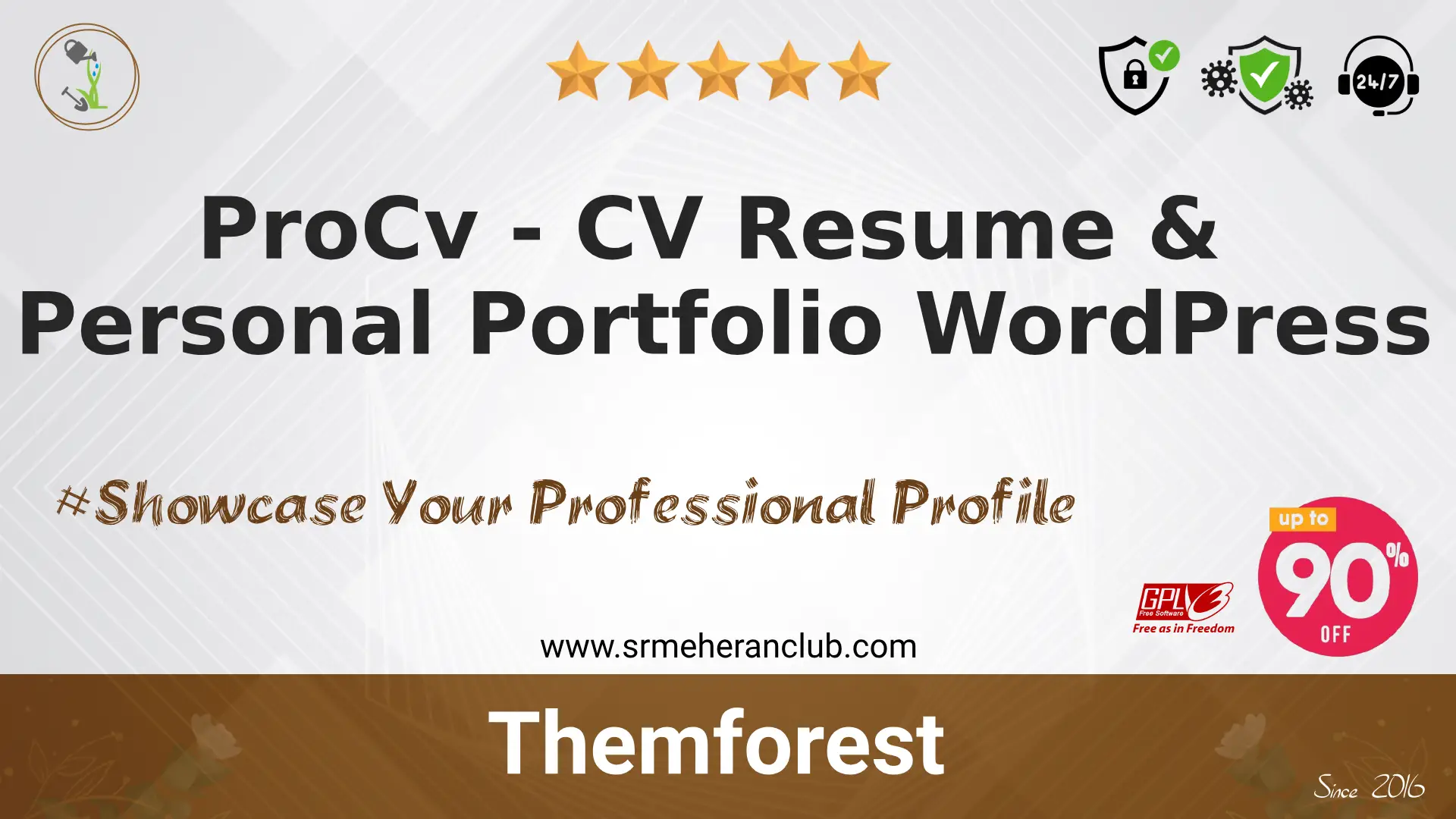 ProCv – CV Resume & Personal Portfolio WordPress — Theme by Themeforest