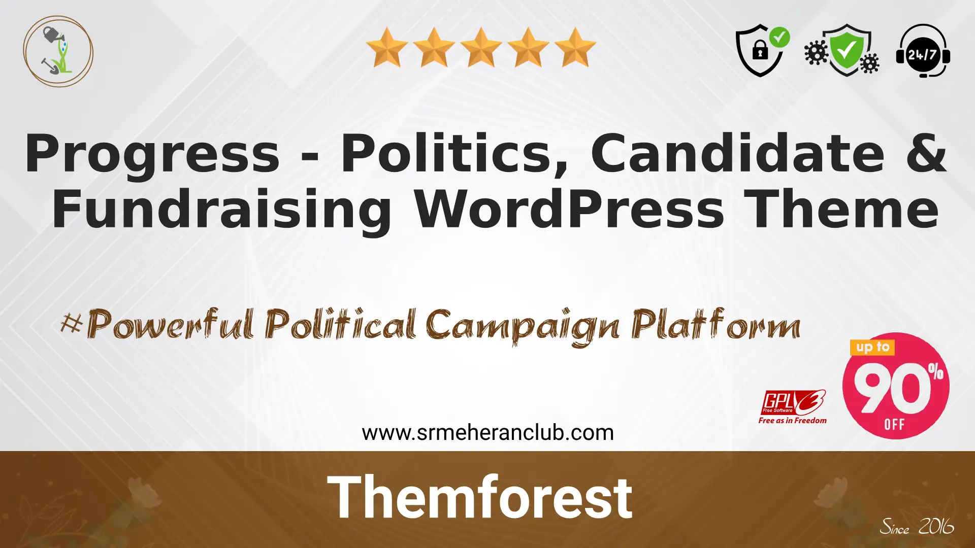 Progress – Politics, Candidate & Fundraising WordPress Theme