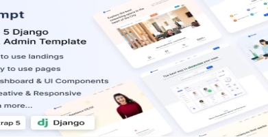 Prompt - Modern & Multipurpose Django Template