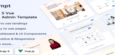 Prompt - Modern & Multipurpose Vue Template