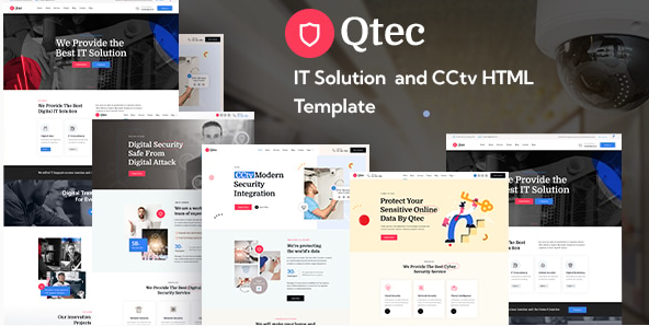 Qtec- CCTV & Security HTML Template