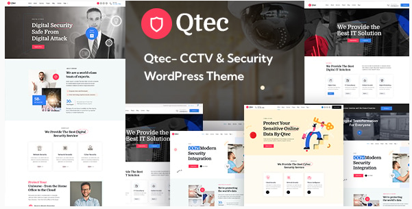 Qtec - CCTV & Security WordPress Theme