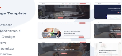 Quara – Bootstrap 5 Multipurpose Landing Page