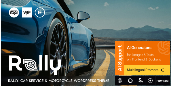 Rally - Car Service & Motorcycle WordPress Theme