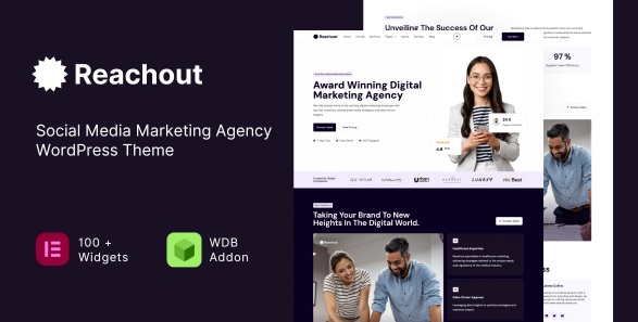 Reachout - Social Media Marketing Agency Theme
